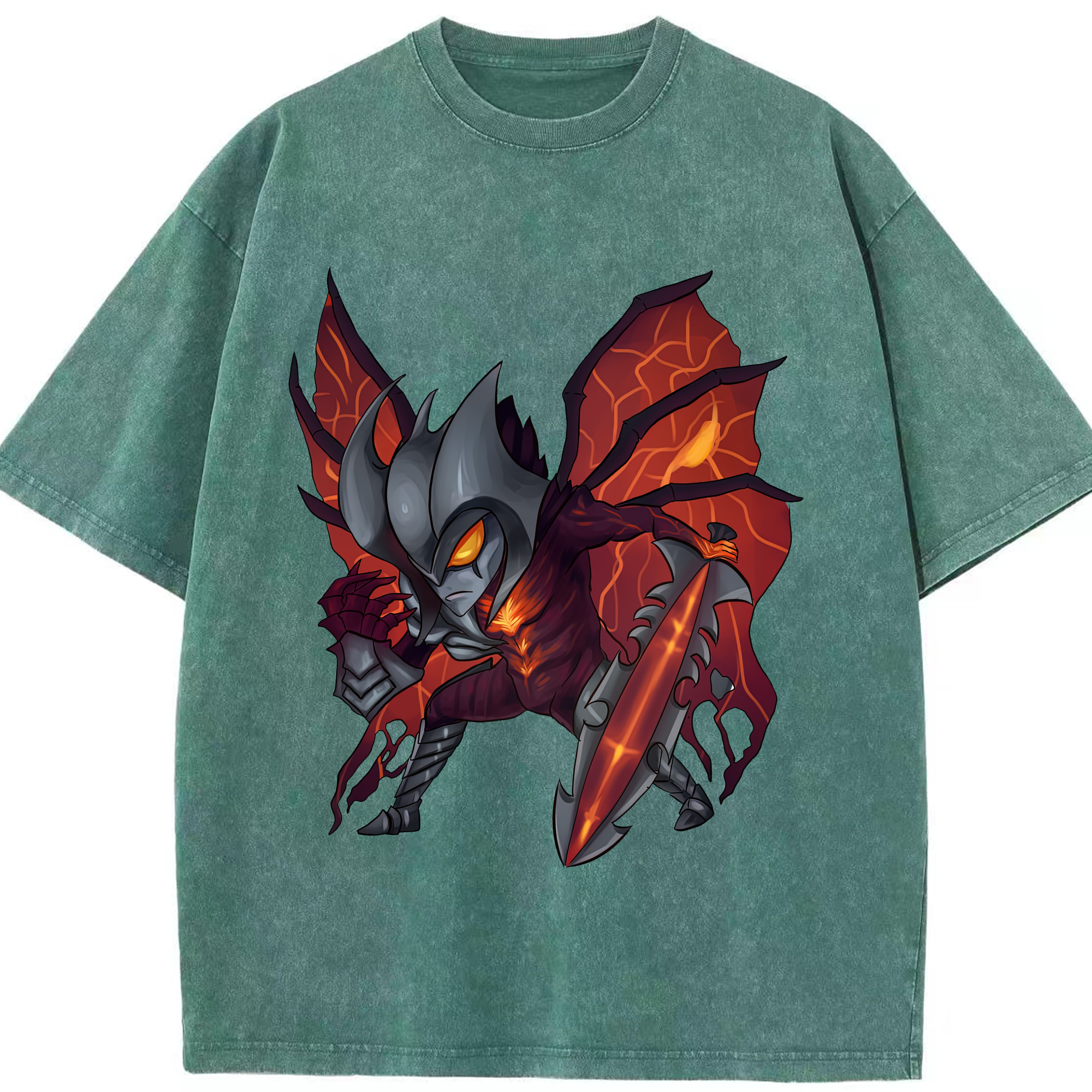 リーグ・オブ・レジェンド League of Legends LOL 綿100% ヴィンテージ風 半袖Tシャツ（フロントプリント）